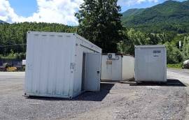 CONTAINER/BOX CON BAGNO E DOCCIA 