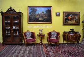 Dipinto olio su tela anni 70 raffigurante paesaggio boschivo Dipinto olio su tela anni 70 raffigurante paesaggio boschivo