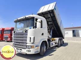 SCANIA 144 L 530 – 1999 – CASSONE RIBALTABILE TRILATERALE – EURO 2 SCANIA 144 L 530 – 1999 – CASSONE RIBALTABILE TRILATERALE – EURO 2