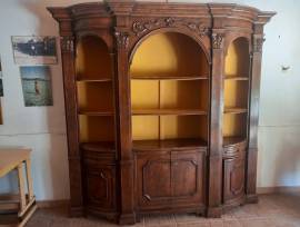 Antica libreria epoca inizi 900 in legno di noce 