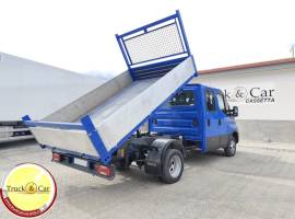 RIF.1253 IVECO DAILY 35 C 14 – 2020 – MOTORE NUOVO – DOPPIA CABINA – CASSONE RIBALTABILE POSTERIORE 