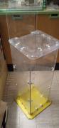 contenitore e/o bussolotto, in plexiglass,