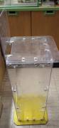 contenitore e/o bussolotto, in plexiglass,
