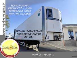 RIF.1312 SEMIRIMORCHIO BARTOLETTI – 2009 – ISOTERMICO CON GRUPPO FRIGO ATP FNA 03/2029 – SPONDA CARI
