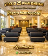 DIVANI IGNIFUGHI A 3 POSTI- AFFARONE