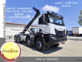 RIF.1293 IVECO TRAKKER T-WAY 540 (410T540) – GANCIO SCARRABILE NUOVO TAM 35/40 TON ADR CON BRANDEGGI