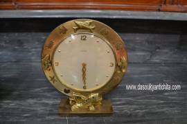 Orologio da tavolo Luxor in bronzo stile Art Déco metà XX sec