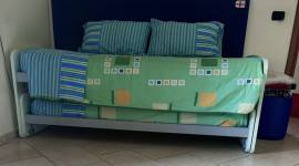 Letto singolo con secondo letto estraibile 