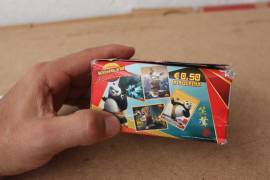 FIGURINE STICKERS KUNG FU PANDA • BOX 50 BUSTINE EDIBAS