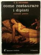 Come Restaurare i Dipinti. Manuale Pratico di G.B.Nicodemi Ed:Il Castello, 1984