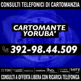 Prova la qualità di un consulto di Cartomanzia con il Cartomante Yorubà