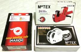 2 Kit Prezzatrice MOTEX MX-5500 + 13 Rotoli Etichette nuovo con scatola