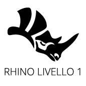 Corso Rhinoceros Livello I Certificato Firenze 550€	
