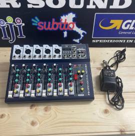 MIXER CON BLUETOOTH 7 CANALI PROFESSIONALE 