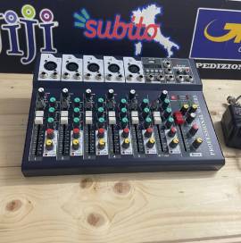 MIXER CON BLUETOOTH 7 CANALI PROFESSIONALE 