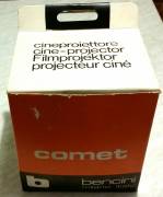 PROIETTORE BENCINI COMET P 126  8MM. LIBRETTO, FERMAGLI IN POLISTIROLO NUOVO 