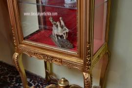 Vetrina-cristalliera alta stile Luigi XV