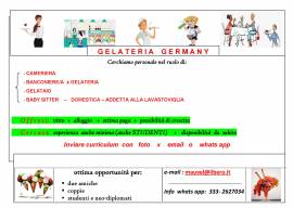 Germany: cameriere(a)+ banconiere + 1 domestica ANCHE STUDENTESSE E/O STRANIERI 