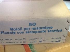 Rotolini di Carta per Misuratore Fiscale (50pz)