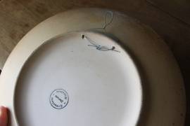 Piatto Deruta (Umbria) in ceramica dipinto a mano - Ceramiche Creazioni Nataloni