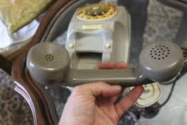 SIP TELEFONO A DISCO VINTAGE ANNI '70/80 GRIGIO FUNZIONANTE