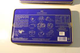 Scatola di latta Vintage Natalizia Lindt FROHES FEST Cioccolatini Tin Box