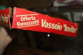 Vassoio Invito Amaro Ramazzotti Originale con Scatola Vintage Anni 70