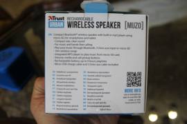 TRUST 21701 MUZO URBAN BLUETOOTH WIRELESS RICARICABILE 6W NERO MINI ALTOPARLANTE