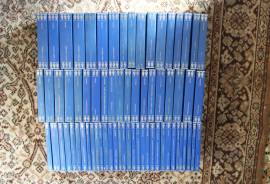 Collezione/Lotto 68 pz Libri BUR anni 60 copertina blu scritte oro Rizzoli