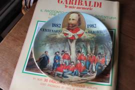 PIATTO E Fascicolo da collezione GIUSEPPE GARIBALDI 1882 - 1982 Centenario -