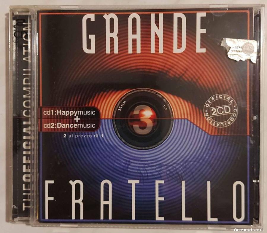 2CD GRANDE FRATELLO 3 THE OFFICIAL COMPILATION 2003 PERFETTO