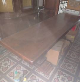 tavolo + sgabelli legno massiccio