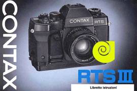 CONTAX RTS RTS II RTS III LIBRETTO MANUALE ISTRUZIONI FOTOCAMERE EPOCA