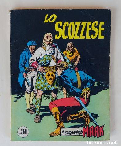 IL COMANDANTE MARK N.19- LO SCOZZESE ED.CEPIM, DICEMBRE 1973