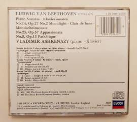 CD Beethoven Piano sonatas. Appassionata di Vladimir Ashkenazy Etichetta: Decca 410 260-2 