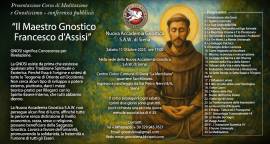 CORSO DI MEDITAZIONE: “LA GNOSI UNIVERSALE”. Presentazione Pubblica sabato 11 ottobre 2025, ore 17
