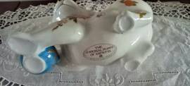 Cucciolo Imperiale SATSUMA 1987 Firmato da Franklin Mint, dipinto a mano nuovo in ottimo stato , dim