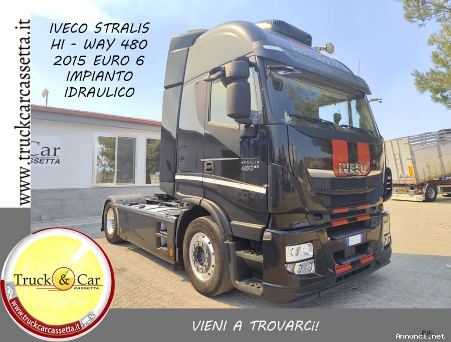 IVECO STRALIS HI-WAY 480 – 2015 – TRATTORE STRADALE CON IMPIANTO IDRAULICO – EURO 6