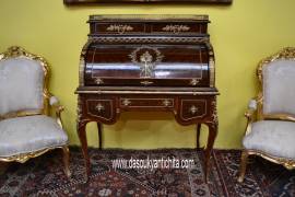 Scrittoio-secretaire a cilindro stile Luigi XV