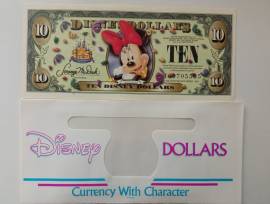 DISNEY 10 DOLLARI, 2005T, MINNIE, NON IN CIRCOLAZIONE-