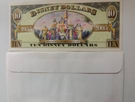 DISNEY 10 DOLLARI, 2005T, MINNIE, NON IN CIRCOLAZIONE-