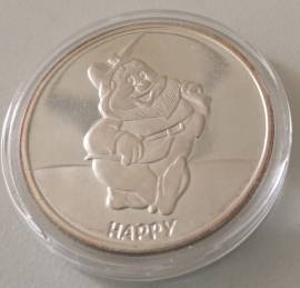 4 Pezzi Dollars Biancaneve e i sette nani vari anni 89-90
