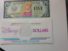 5 five Disney Dollars D00078331 2007 Series