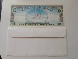 5 five Disney Dollars D00078331 2007 Series