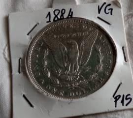 America - Stati Uniti 1 $ Dollaro Morgan Dollar 1884 VG