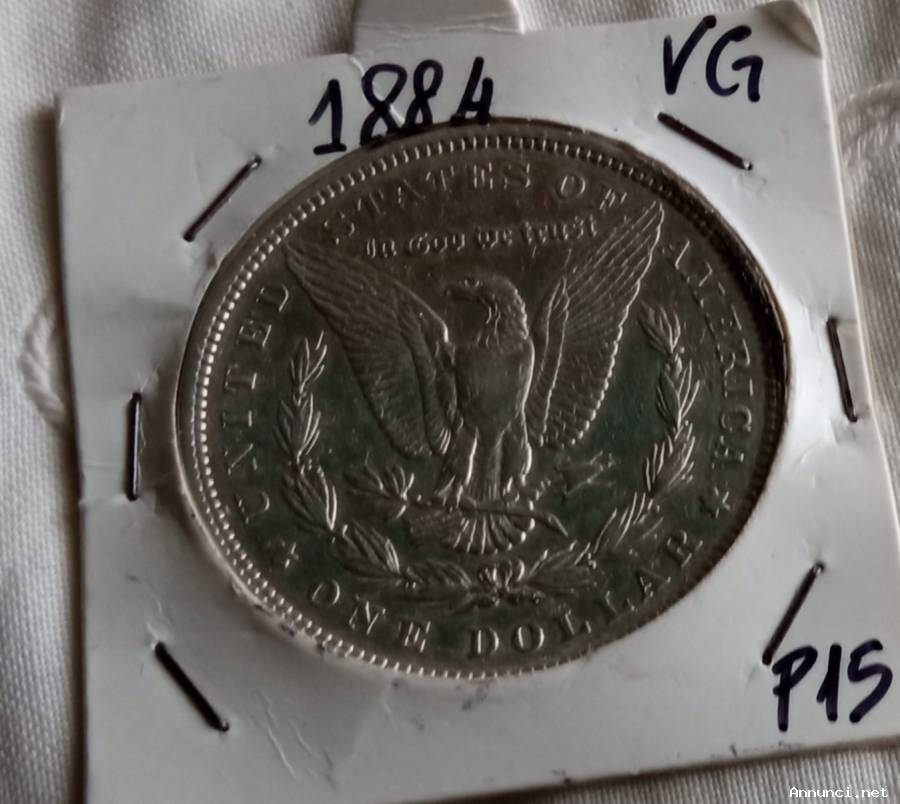 America - Stati Uniti 1 $ Dollaro Morgan Dollar 1884 VG