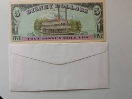 1987 $5 dollaro Disney Pippo errore non in circolazione raro 