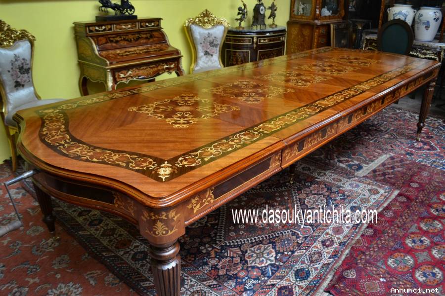Tavolo da pranzo-riunioni stile inglese 352cm.