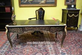 Scrivania presidenziale stile Napoleone III ebanizzata