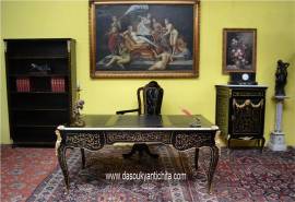 Libreria a giorno stile Napoleone III ebanizzata